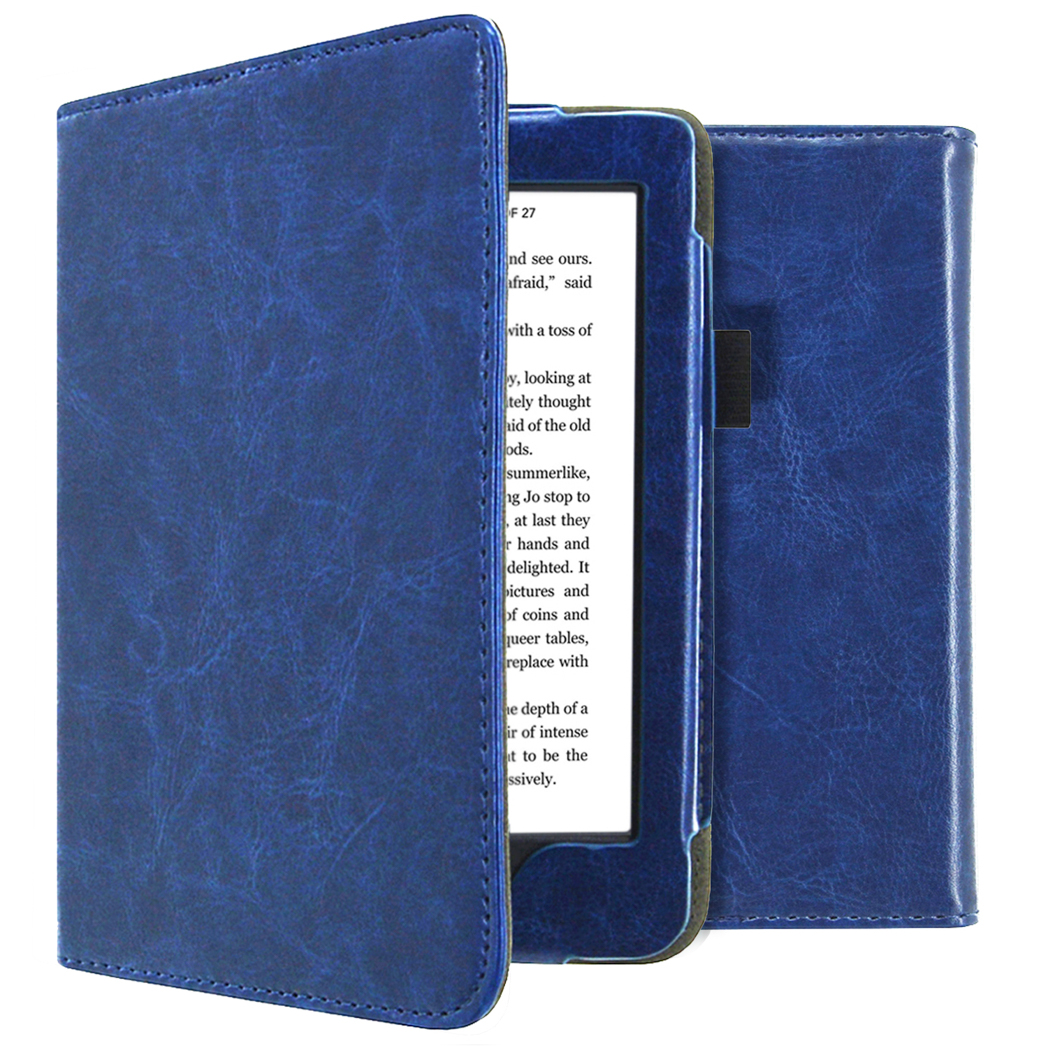 imoshion Vegan Leather Klapphülle für das Kobo Nia - Dunkelblau