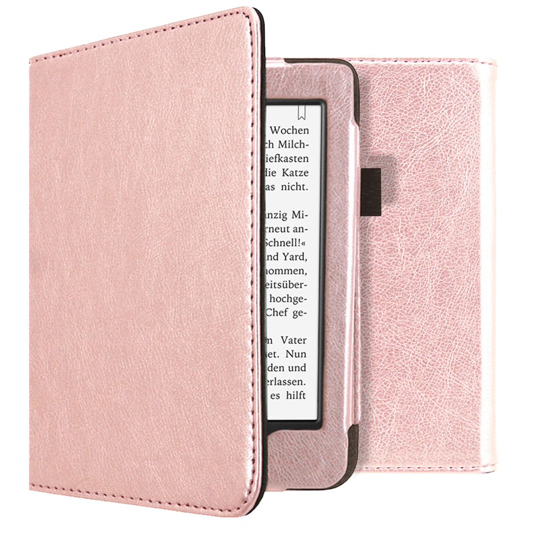 imoshion Vegan Leather Klapphülle für das Tolino Page 2 - Rosé gold