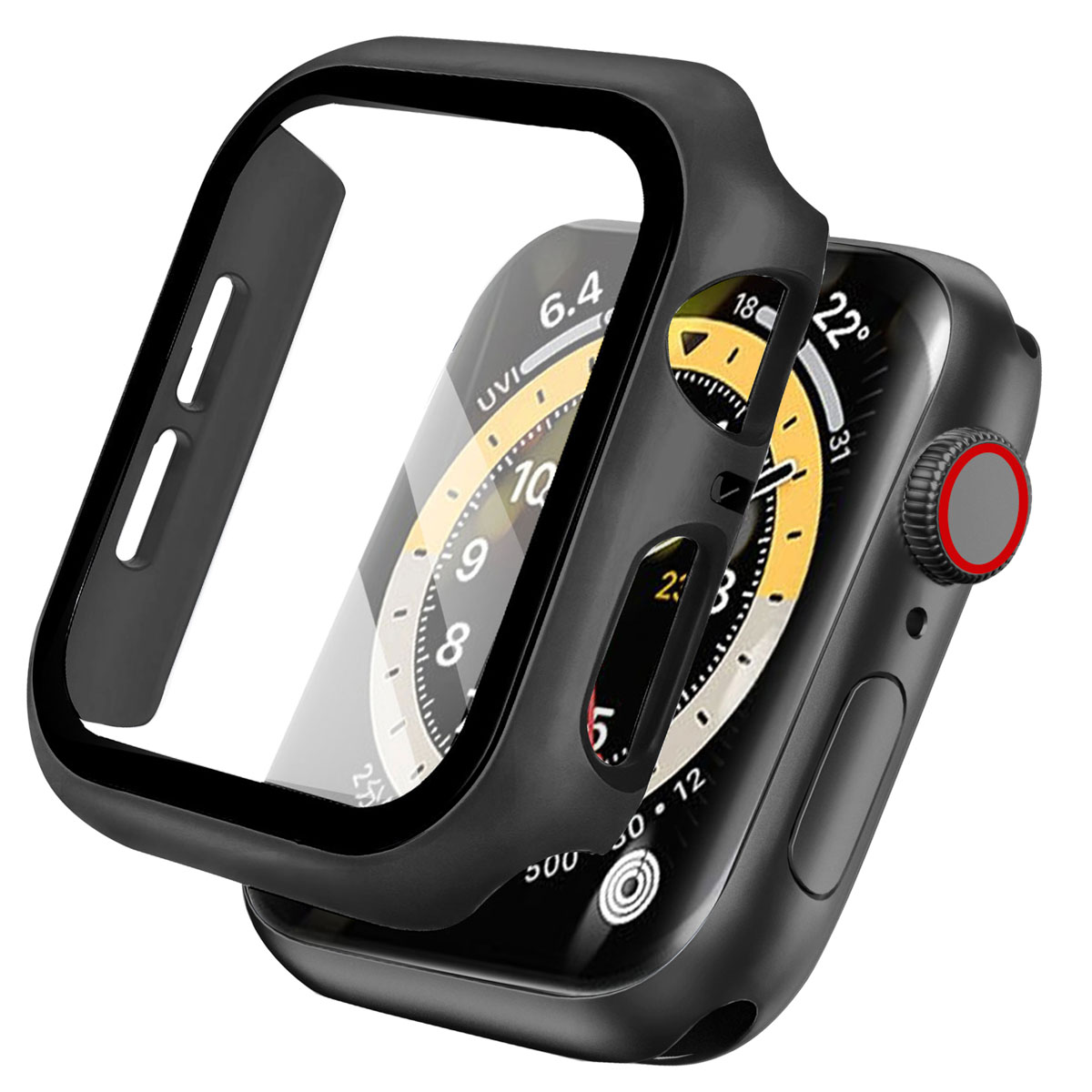 imoshion Full Cover Hard Case für das Apple Watch 4 / 5 / 6 / SE - 40 mm - Schwarz