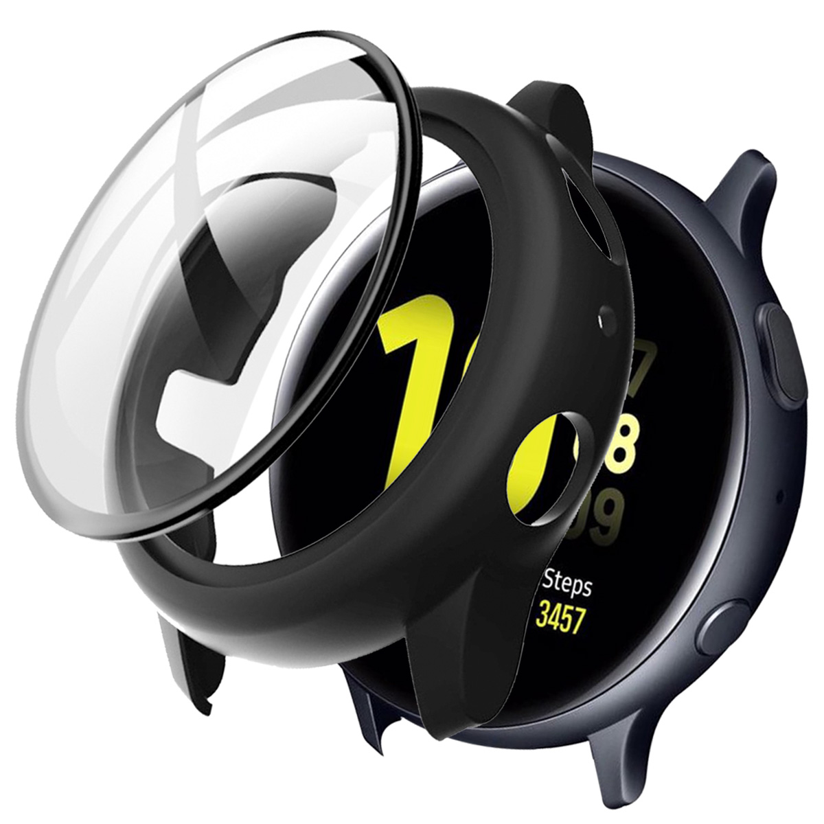 imoshion Full Cover Hard Case für das Samsung Galaxy Watch Active2 - 44 mm - Schwarz