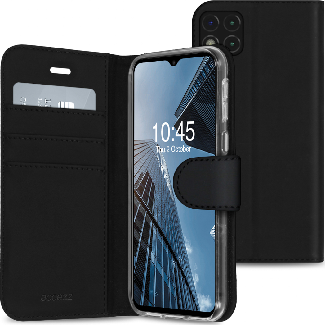 Accezz Wallet TPU Klapphülle für das Xiaomi Redmi 9C - Schwarz