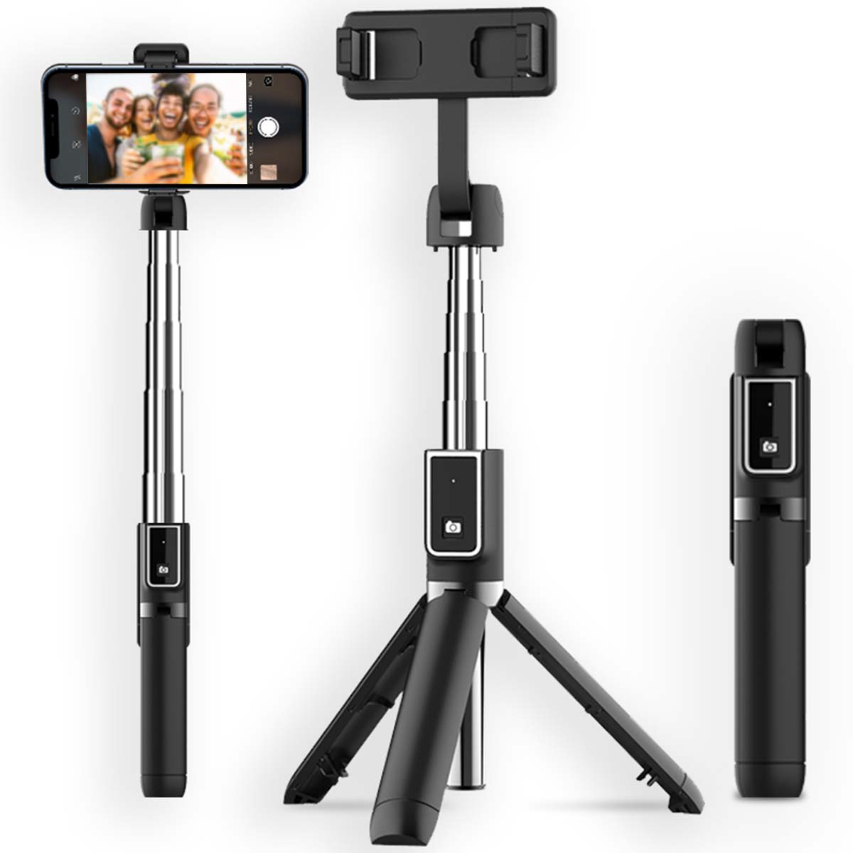 imoshion 2 in 1 Bluetooth Selfie Stick + Handystativ