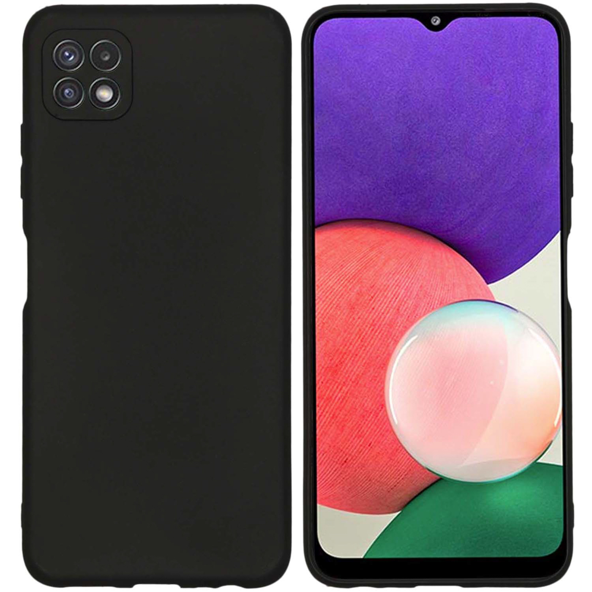 imoshion TPU Color Cover für das Samsung Galaxy A22 (5G) - Schwarz