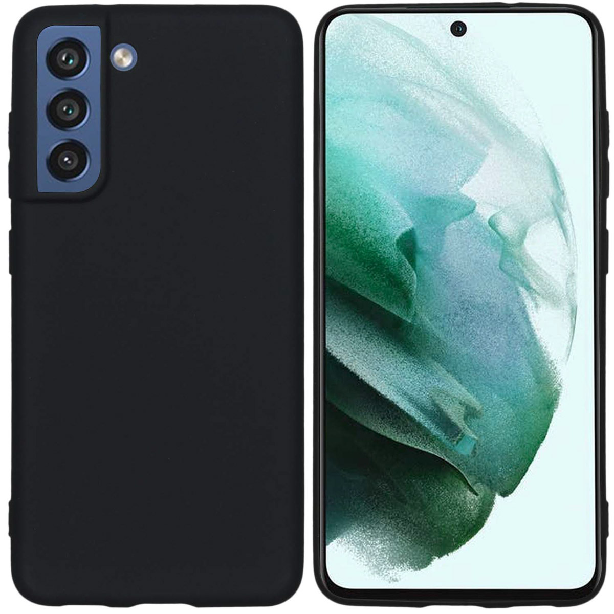 imoshion TPU Color Cover für das Samsung Galaxy S21 FE - Schwarz