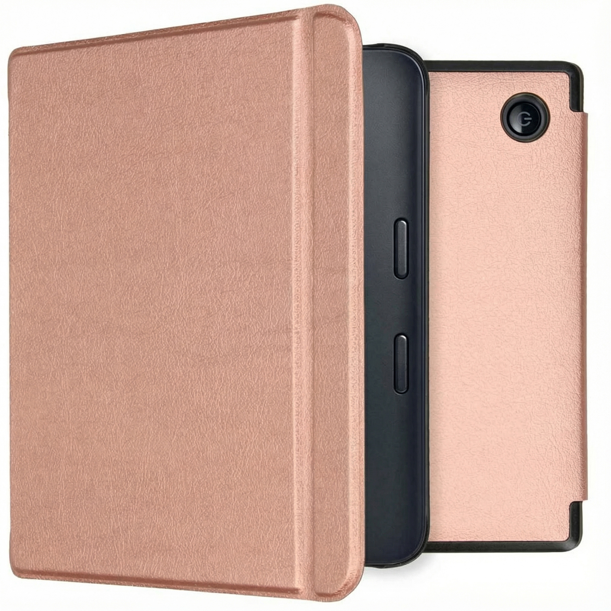 imoshion Slim Hard Case Klapphülle für das Kobo Libra 2 / Tolino Vision 6 - Rosé gold