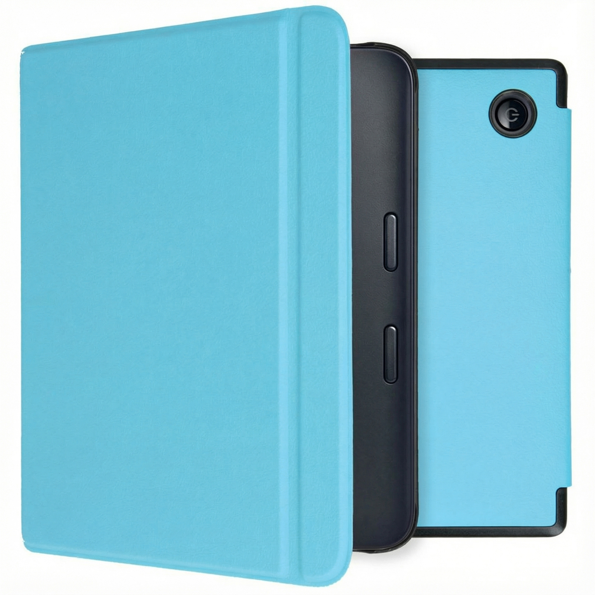 imoshion Slim Hard Case Klapphülle für das Kobo Libra 2 / Tolino Vision 6 - Hellblau