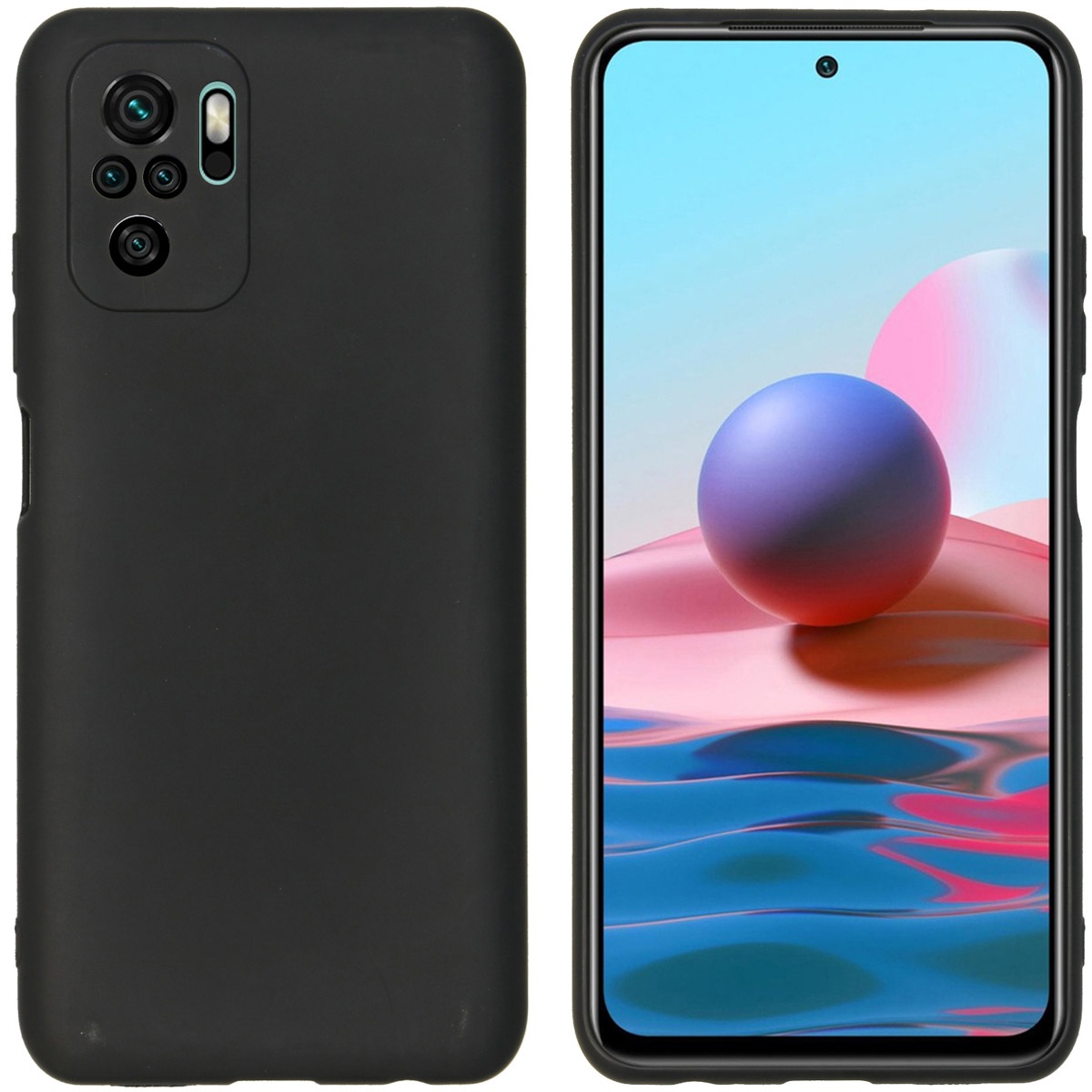 imoshion TPU Color Cover für das Xiaomi Redmi Note 10 (4G) / Note 10S - Schwarz