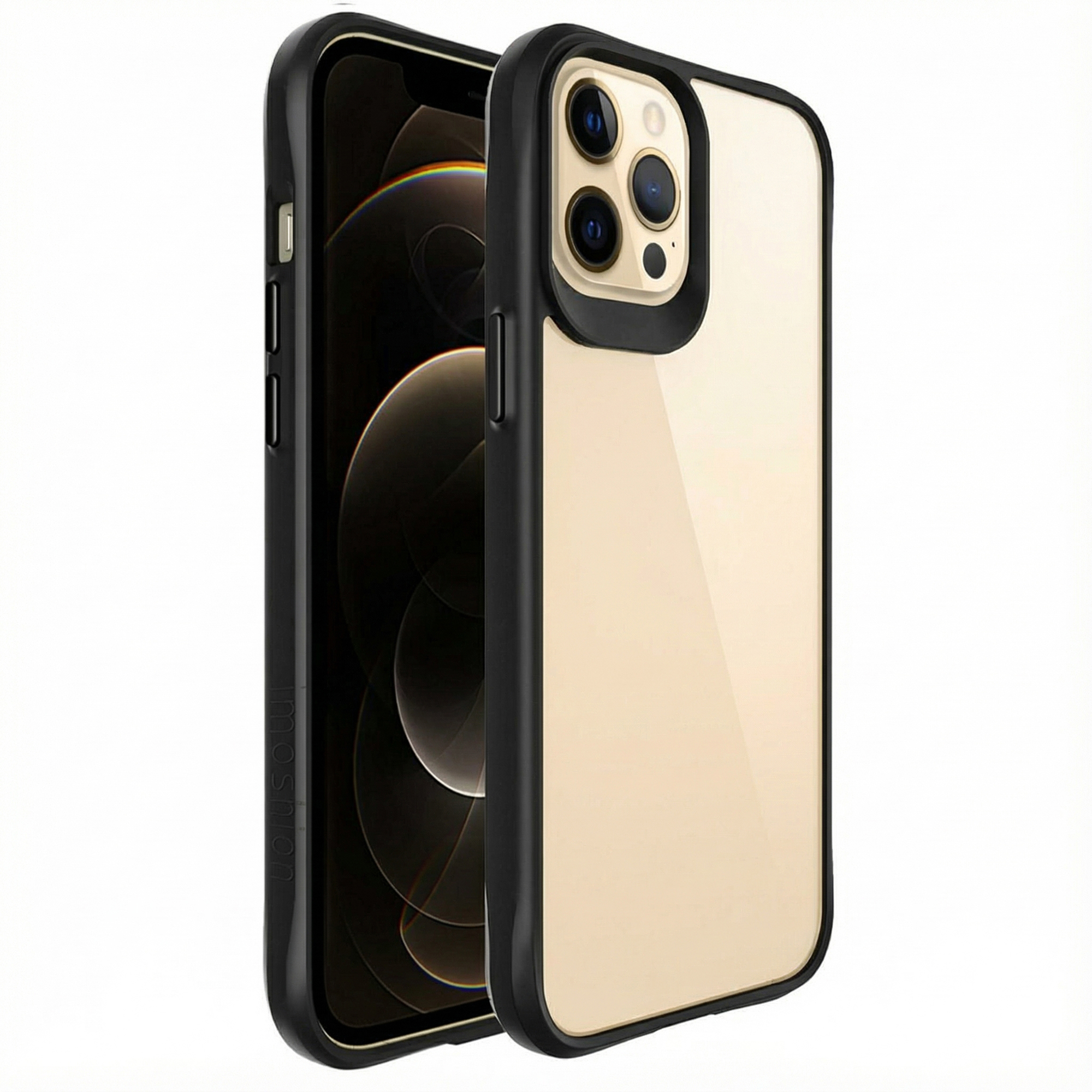 imoshion Rugged Hybrid Case für das Apple iPhone 12 Pro Max - Schwarz