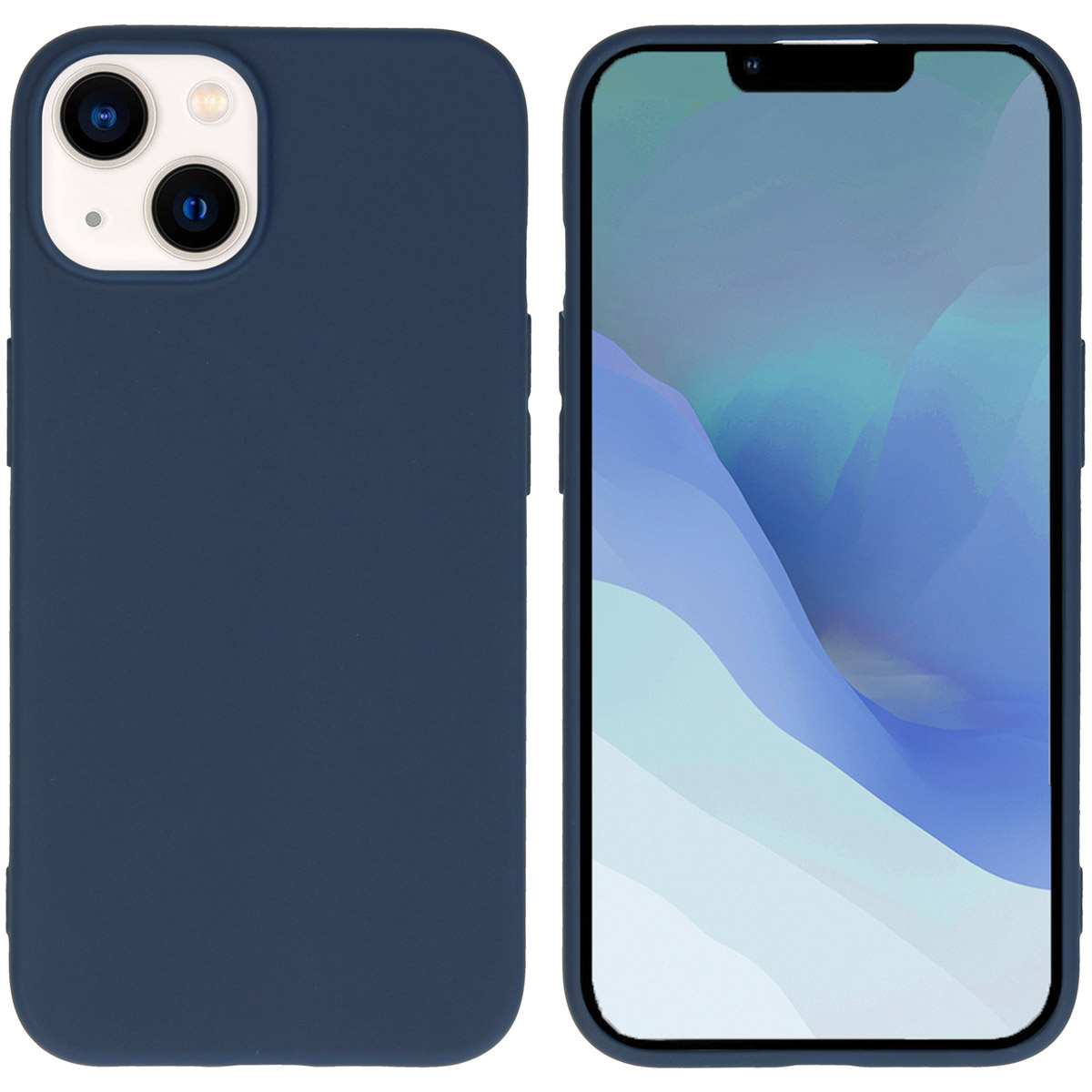 imoshion TPU Color Cover für das Apple iPhone 14 - Dunkelblau