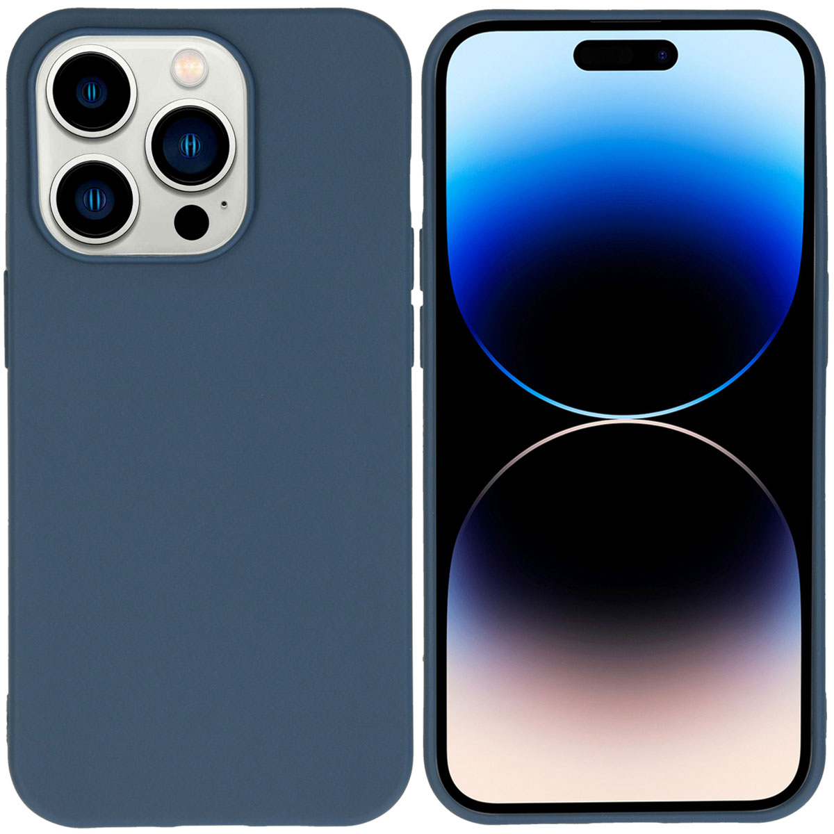 imoshion TPU Color Cover für das Apple iPhone 14 Pro - Dunkelblau