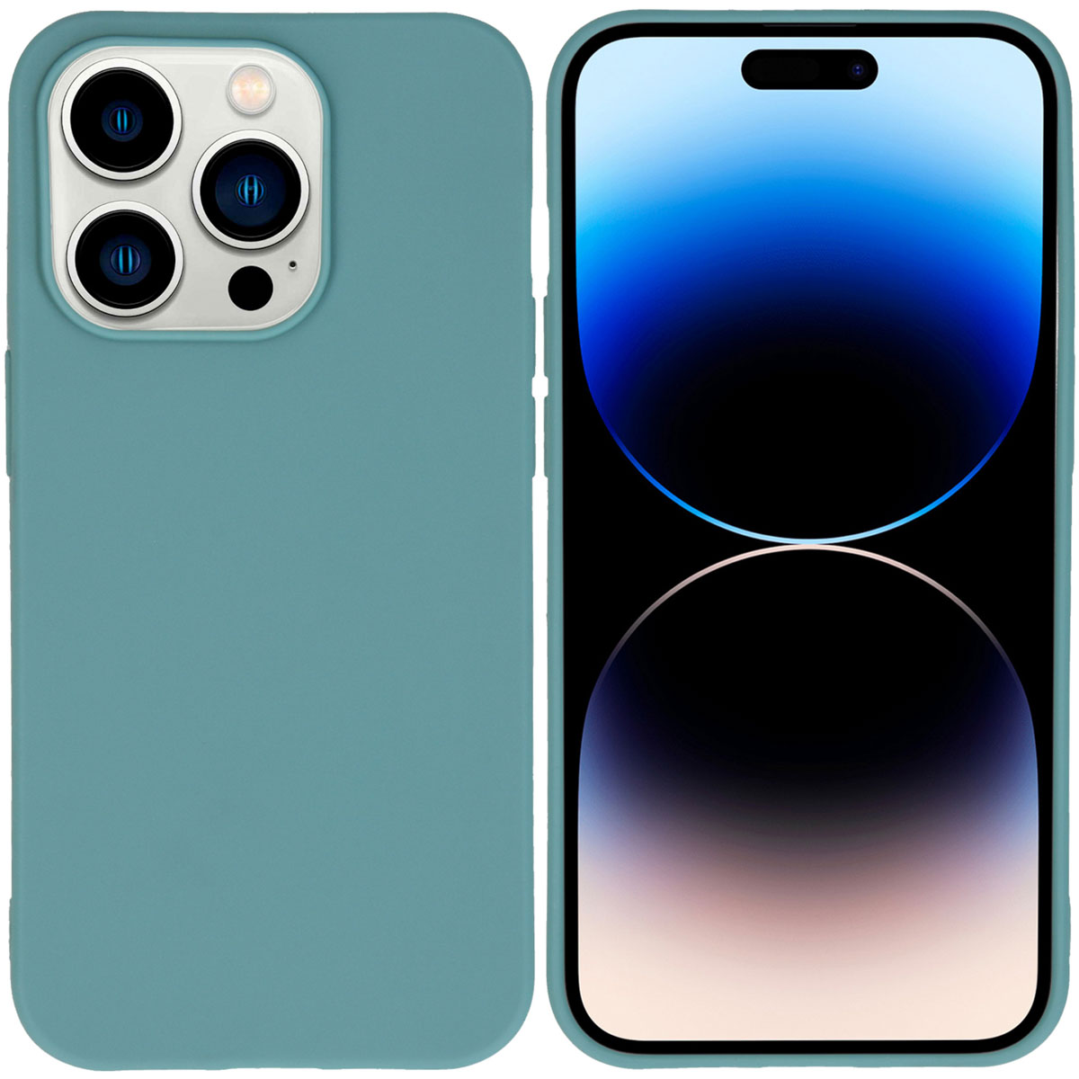 imoshion TPU Color Cover für das Apple iPhone 14 Pro - Dunkelgrün