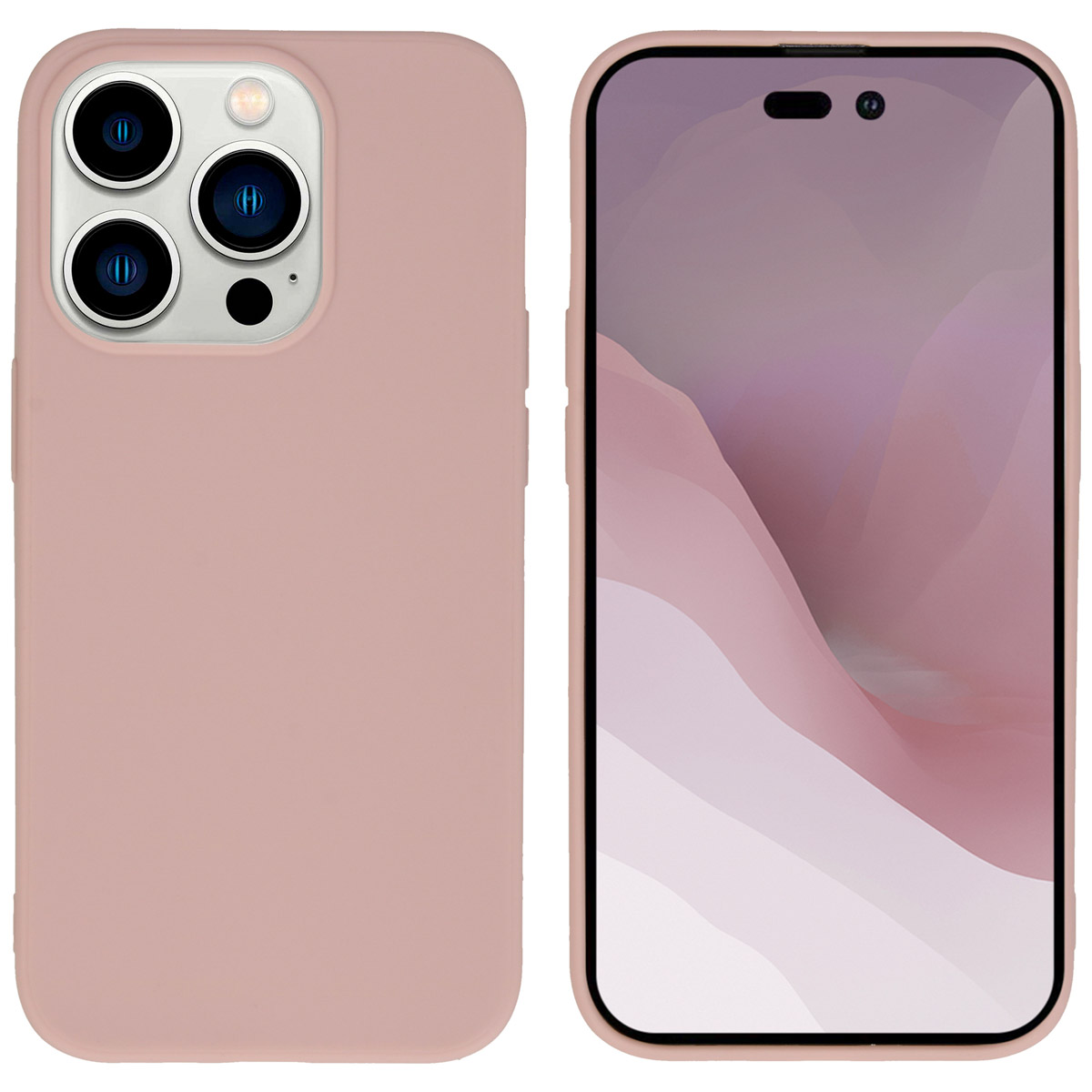 imoshion TPU Color Cover für das Apple iPhone 14 Pro - Dusty Pink