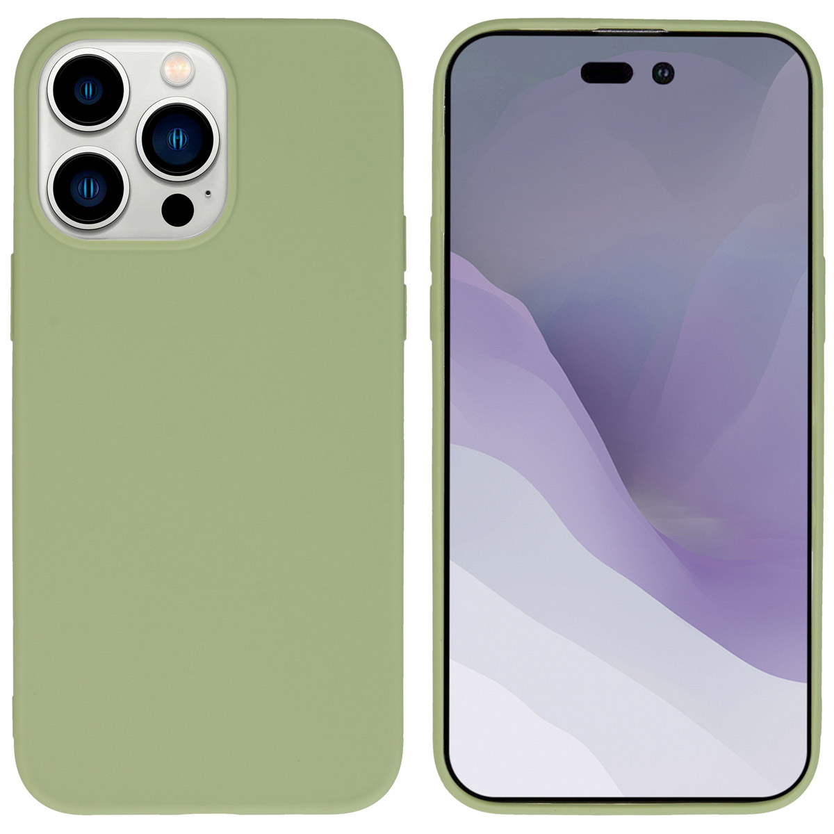 imoshion TPU Color Cover für das Apple iPhone 14 Pro Max - Olive Green