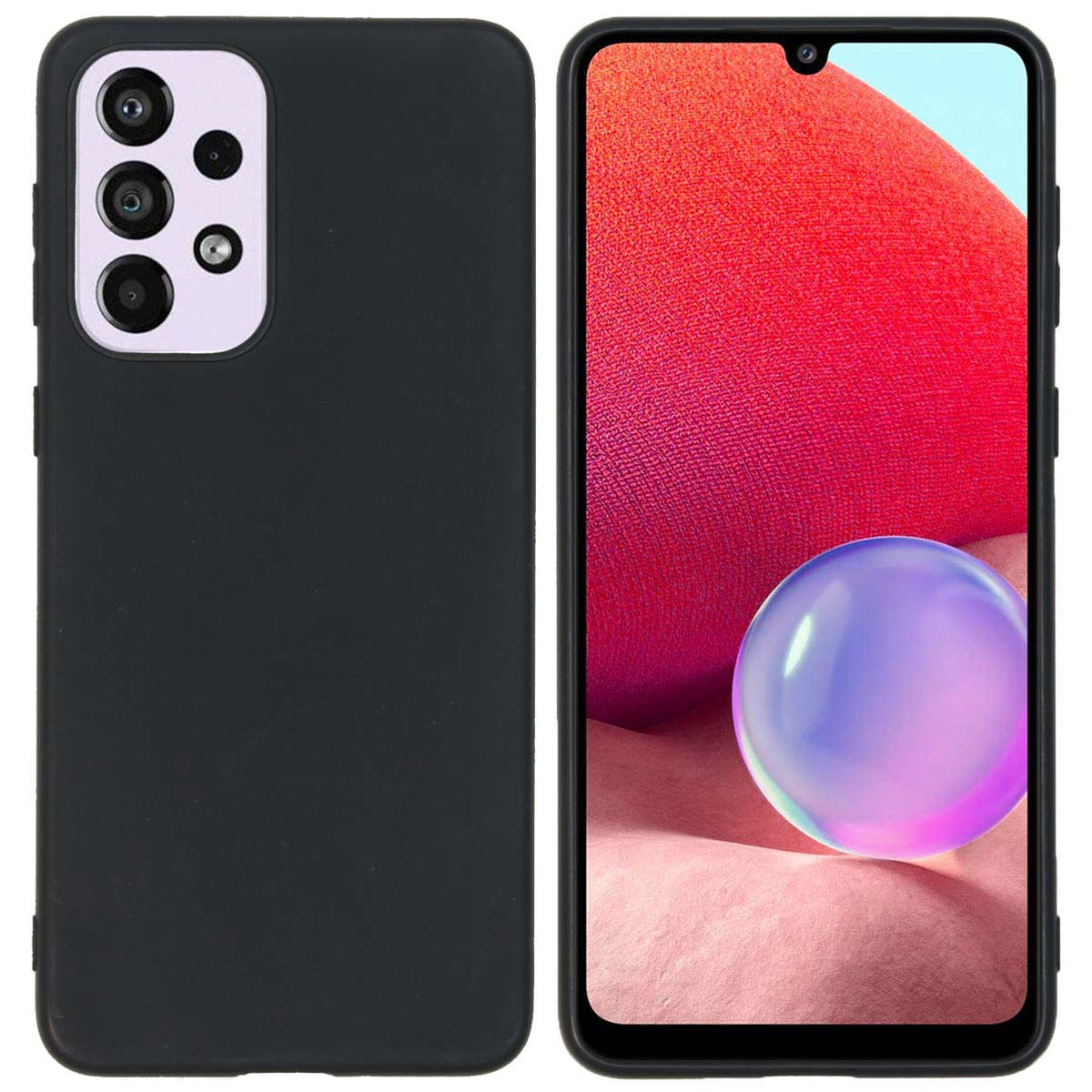 Accezz Color TPU Hülle für das Samsung Galaxy A33 - Schwarz