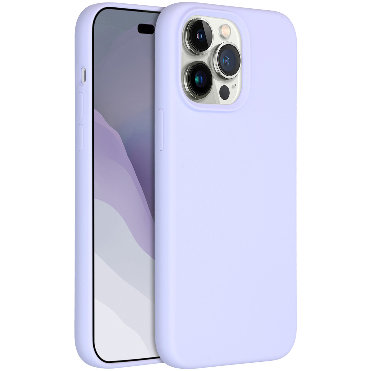 Accezz Liquid Silikoncase für das Apple iPhone 14 Pro Max - Violett