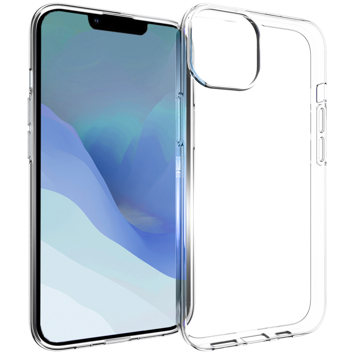 Accezz Clear TPU Backcover für das Apple iPhone 14 - Transparent