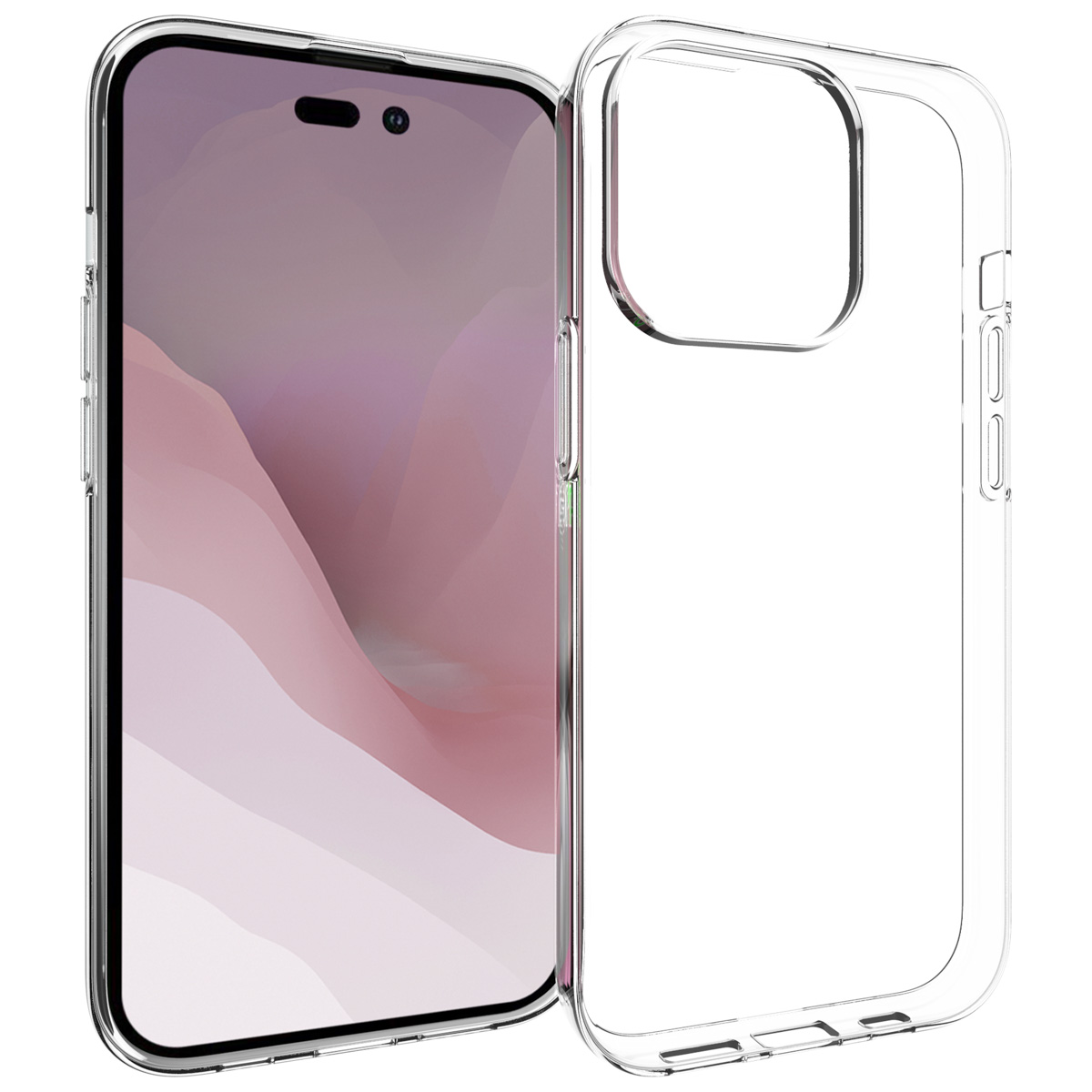 Accezz Clear TPU Backcover für das Apple iPhone 14 Pro - Transparent