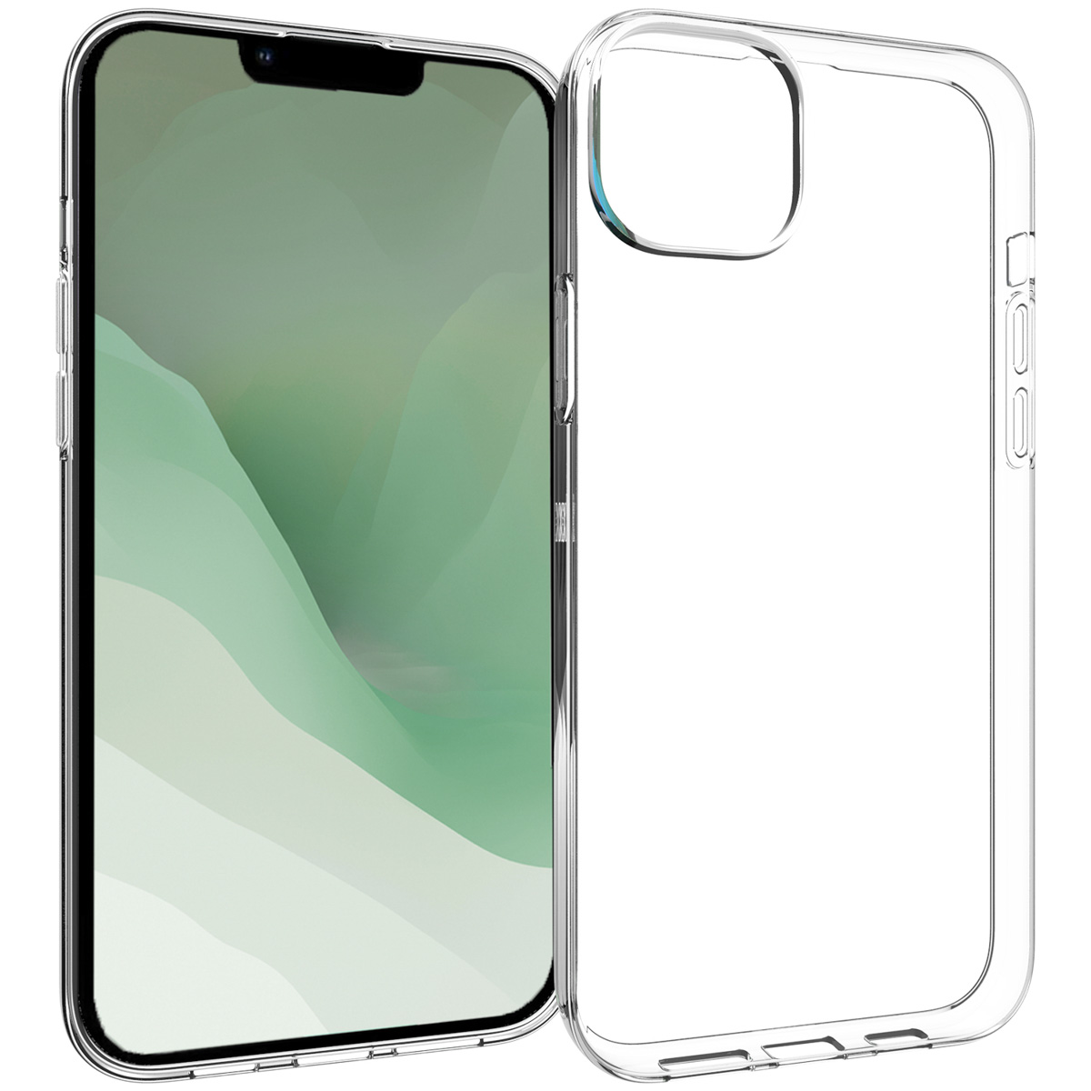 Accezz Clear TPU Backcover für das Apple iPhone 14 Plus - Transparent