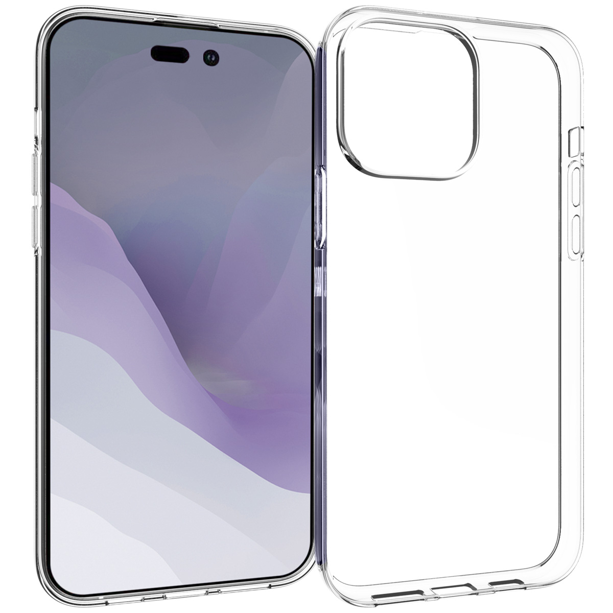 Accezz Clear TPU Backcover für das Apple iPhone 14 Pro Max - Transparent