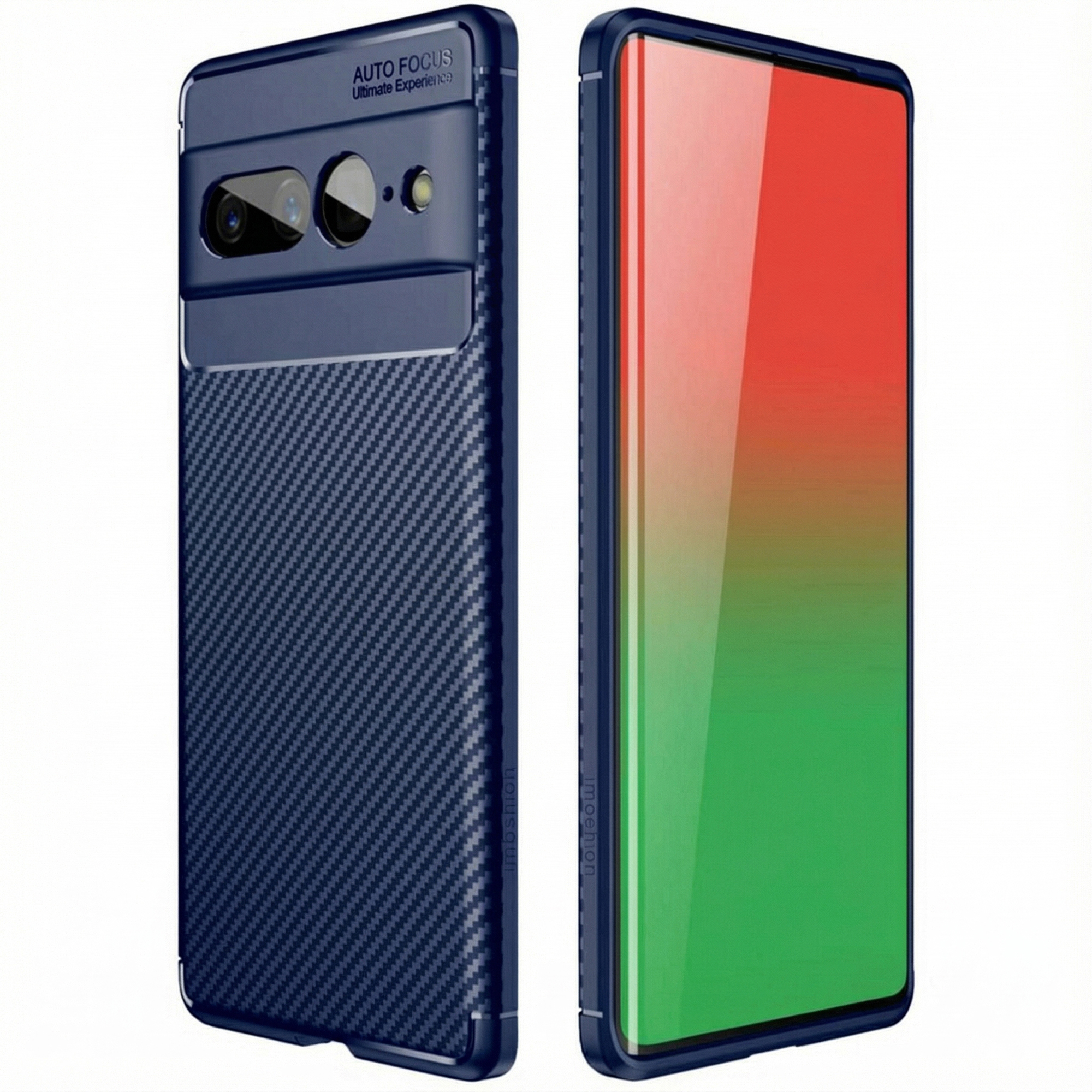 imoshion Carbon-Hülle für das Google Pixel 7 Pro - Blau