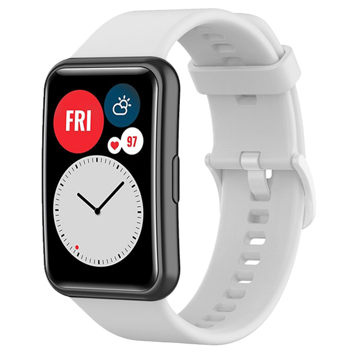 imoshion Silikonband für das Huawei Watch Fit - Weiß