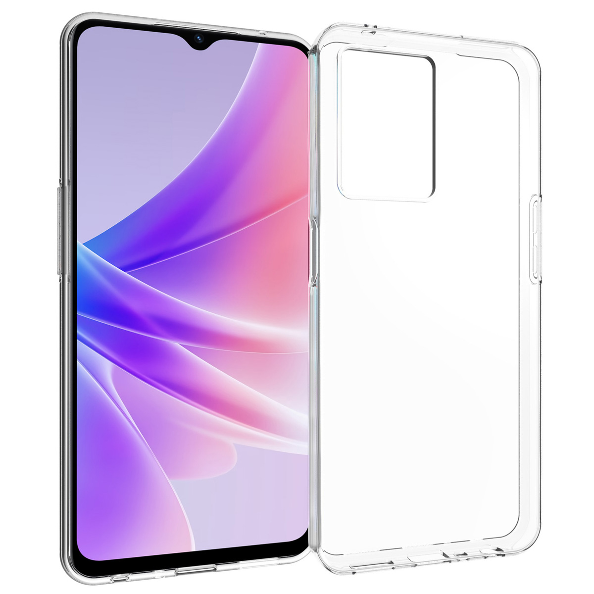 Accezz Clear TPU Backcover für das Oppo A77 - Transparent