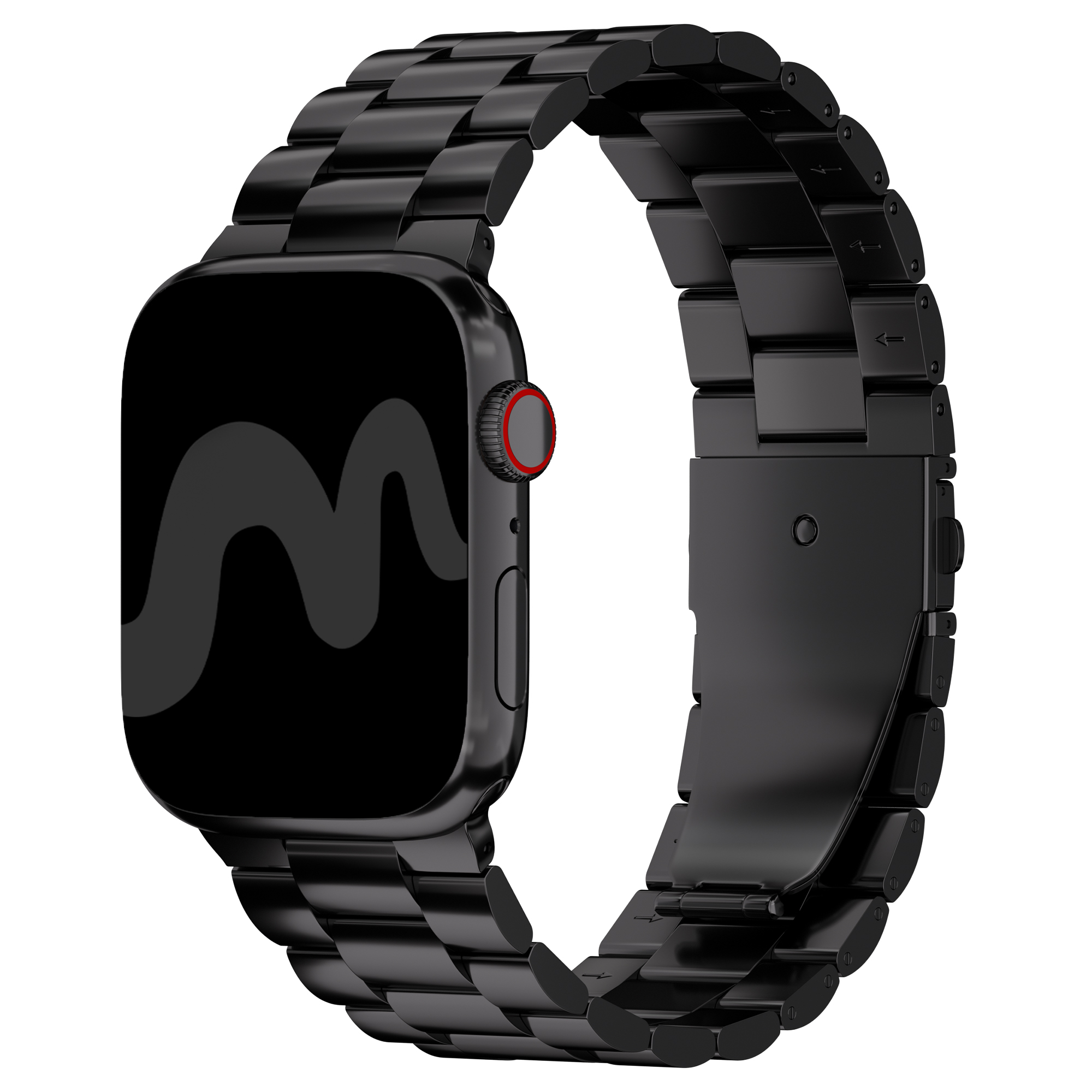imoshion Edelstahlarmband für  Apple Watch | 44/45/46/49 mm - Schwarz