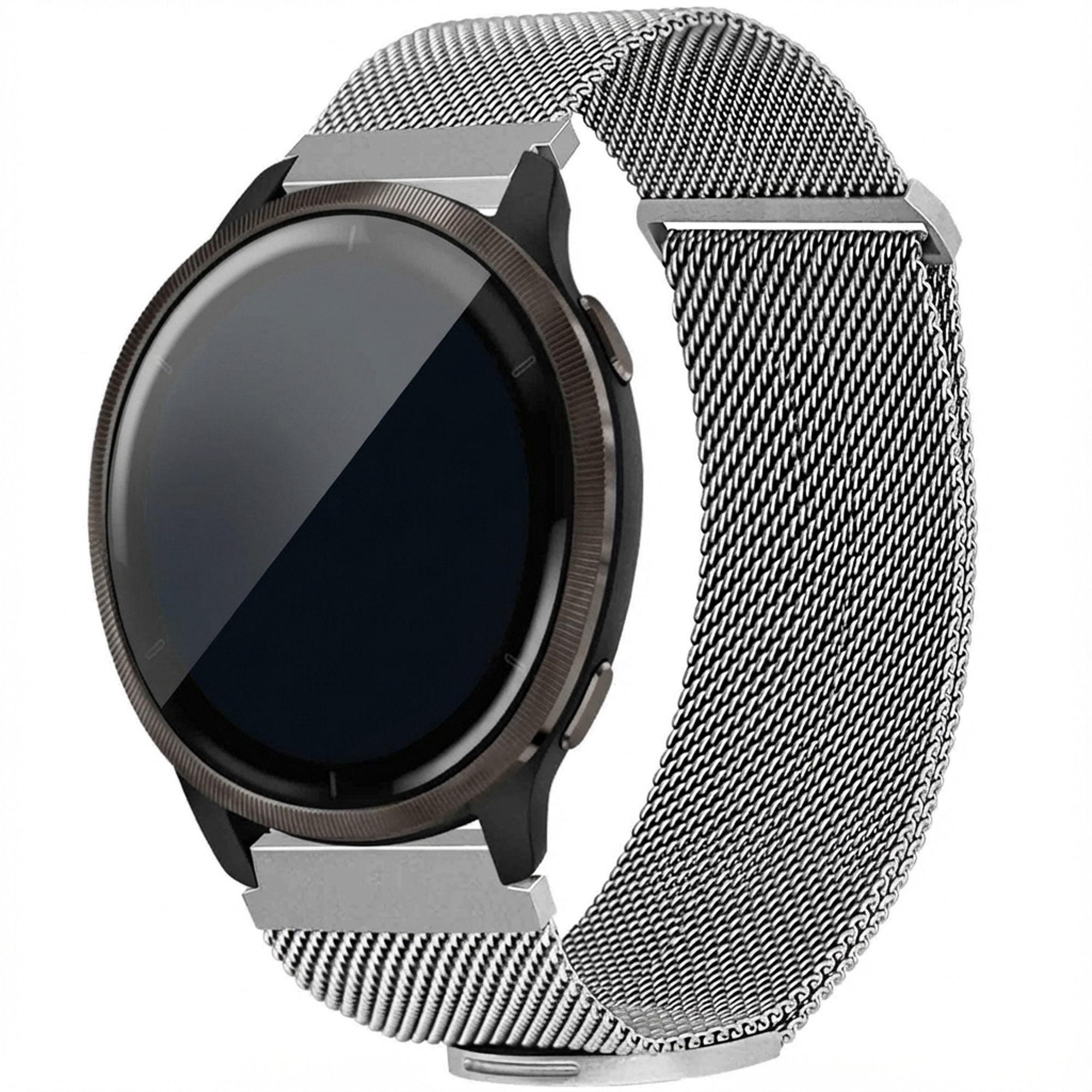 imoshion Magnetisches Milanaise Armband - Universelle 22 mm Anschluss - Größe M - Silber