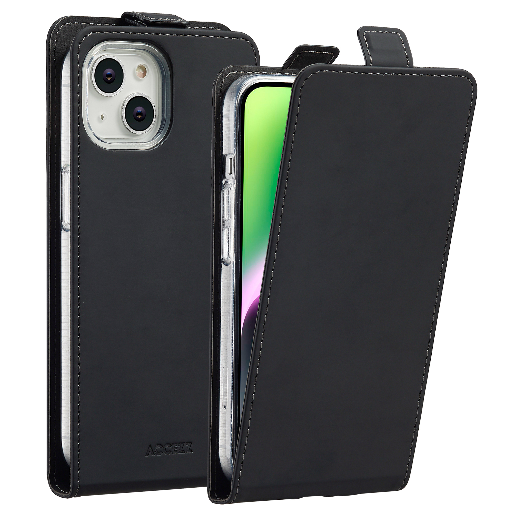 Accezz Flip Case für das Apple iPhone 14 - Schwarz