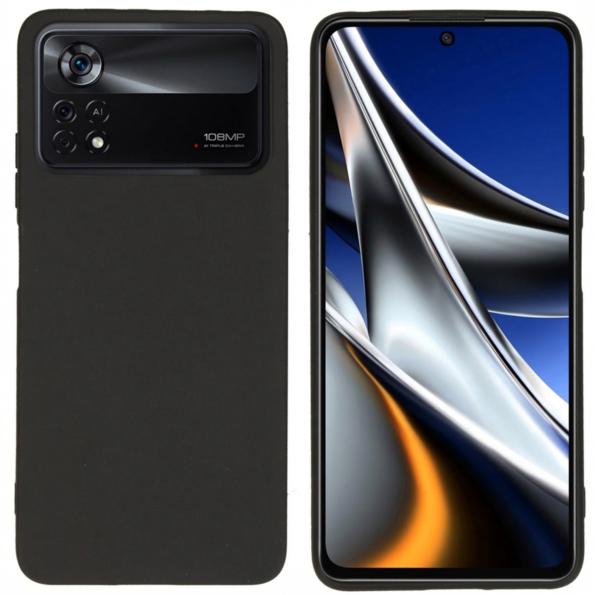 imoshion TPU Color Cover für das Xiaomi Poco X4 Pro 5G - Schwarz