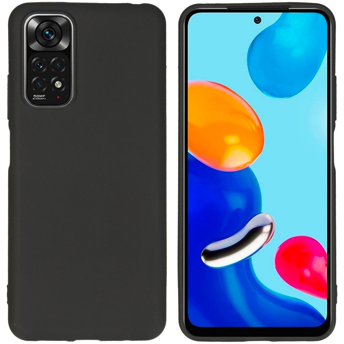 imoshion TPU Color Cover für das Xiaomi Redmi Note 11 (4G) / Note 11S (4G) - Schwarz