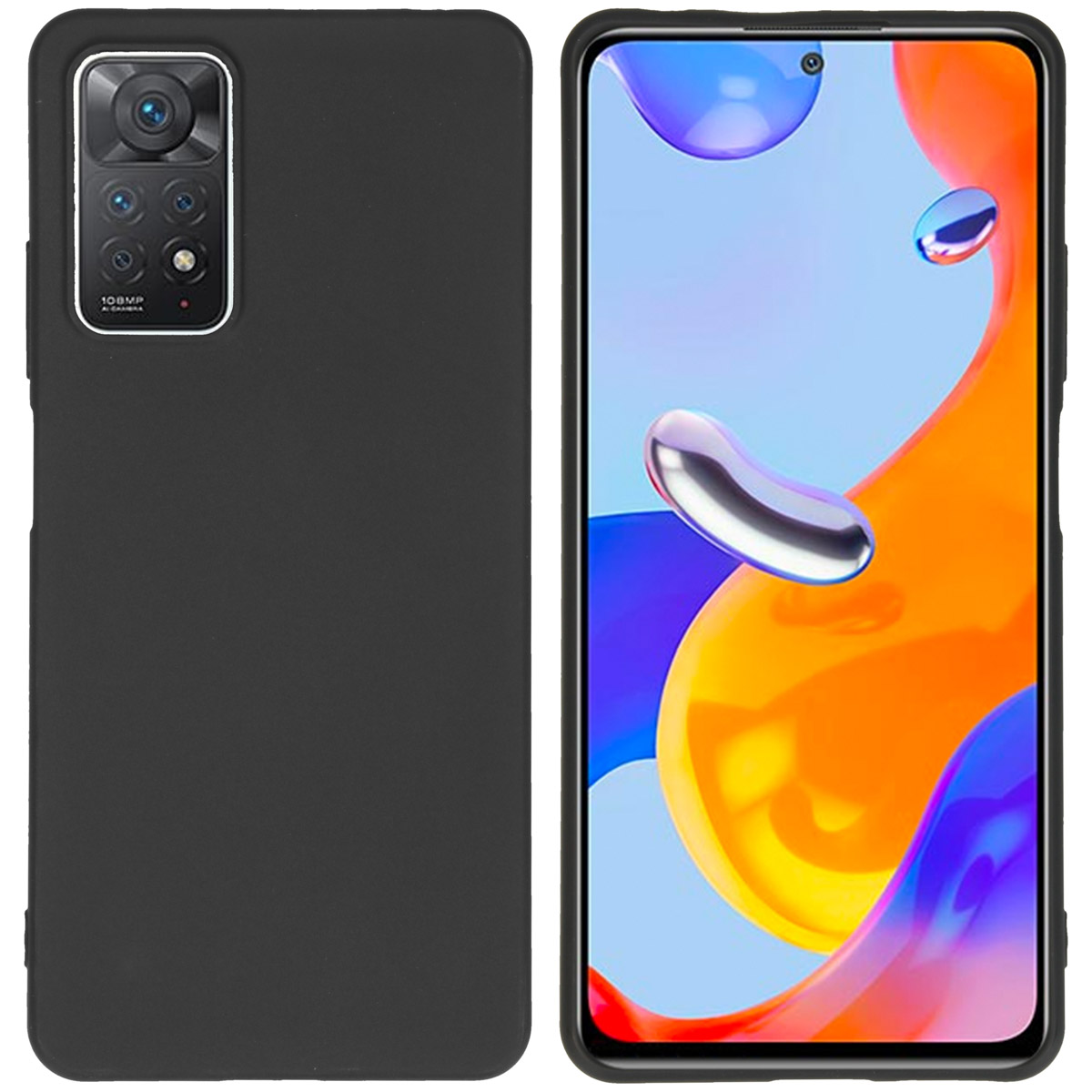 imoshion TPU Color Cover für das Xiaomi Redmi Note 11 Pro - Schwarz