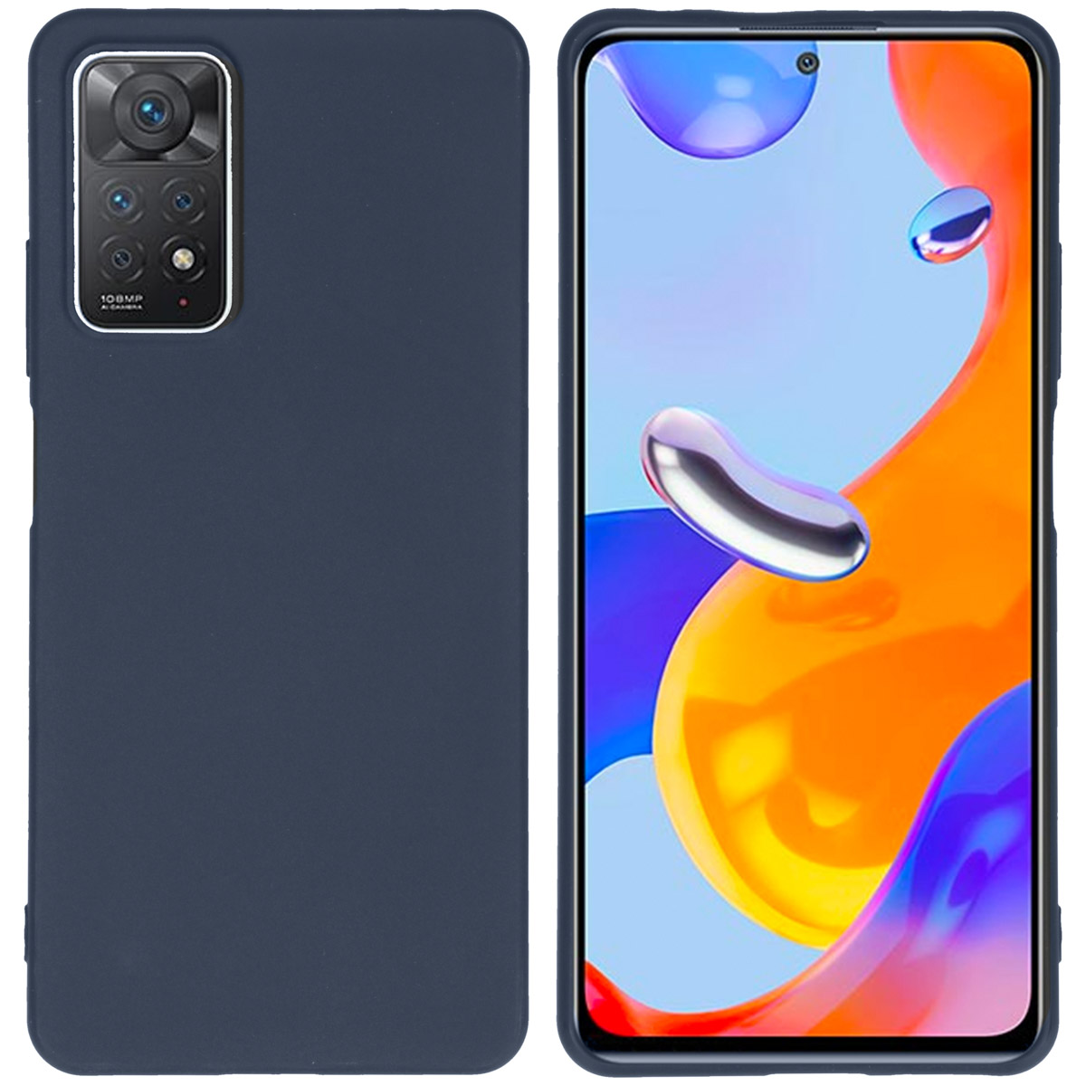imoshion TPU Color Cover für das Xiaomi Redmi Note 11 Pro - Dunkelblau