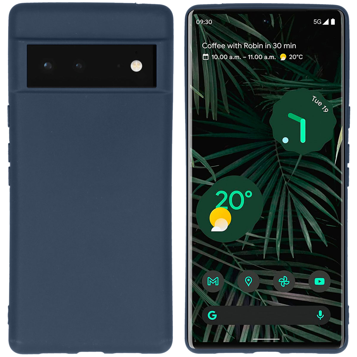 imoshion TPU Color Cover für das Google Pixel 6 Pro - Dunkelblau