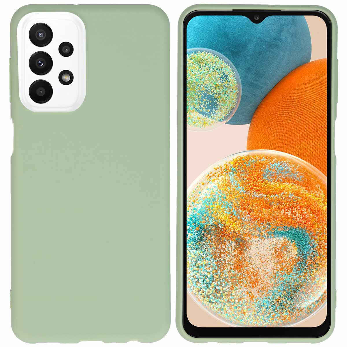 imoshion TPU Color Cover für das Samsung Galaxy A23 (5G) - Olive Green