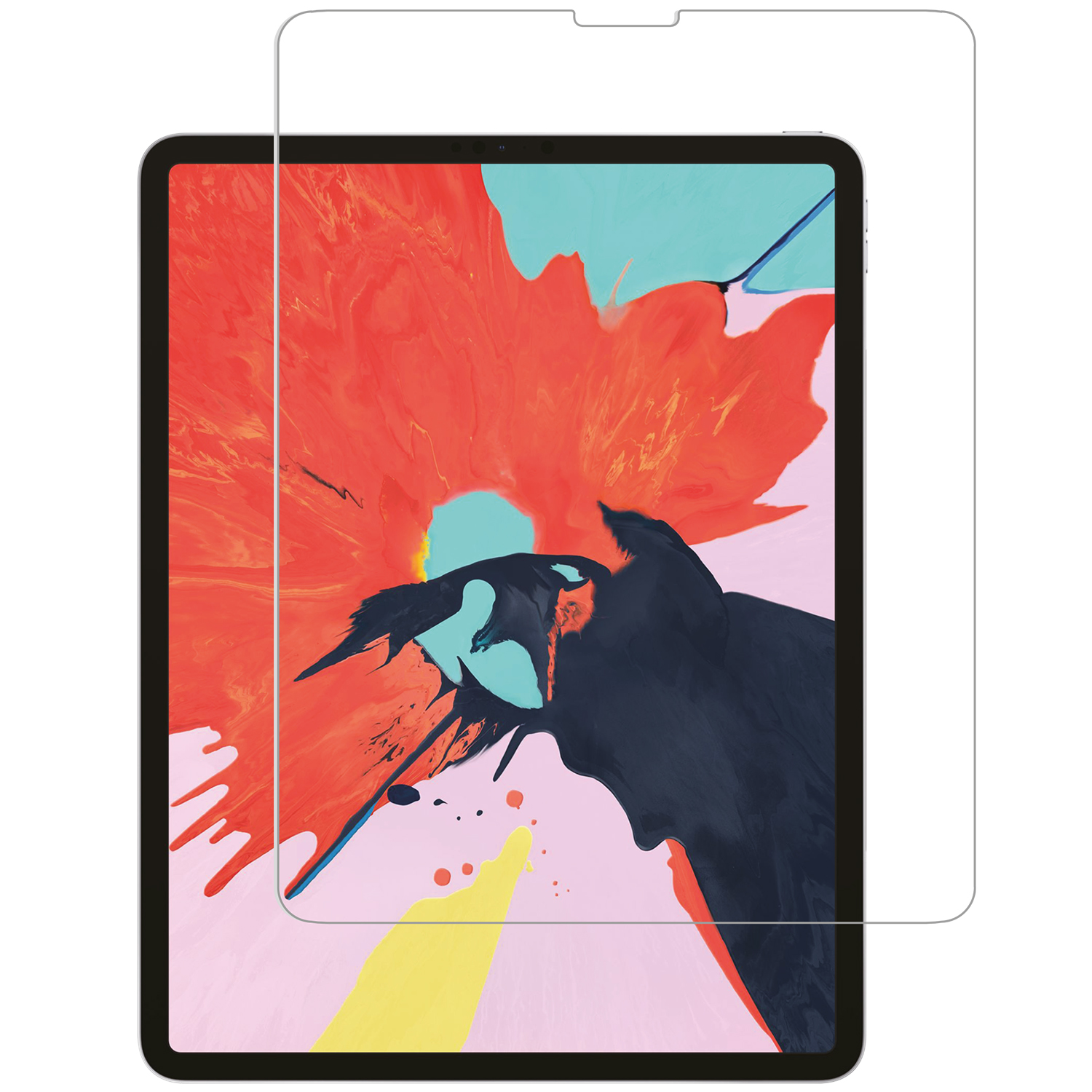 Accezz Premium Bildschirmschutz aus Glas für das Apple iPad Pro 12.9 (2018/2020/2021/2022)