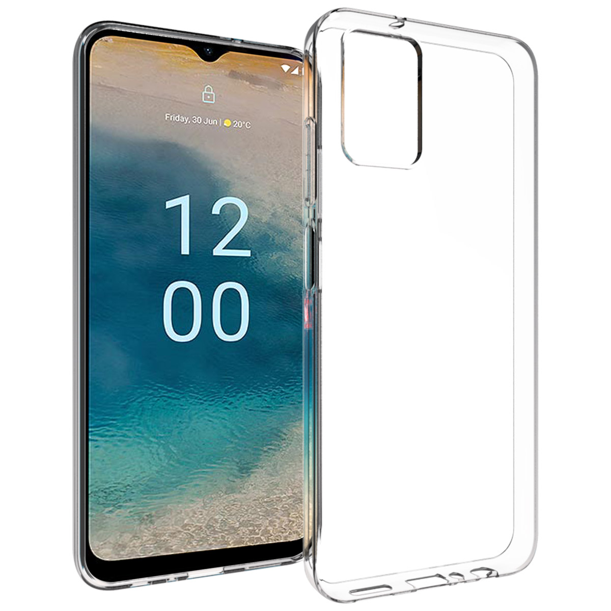 Accezz Clear TPU Backcover für das Nokia G22 - Transparent