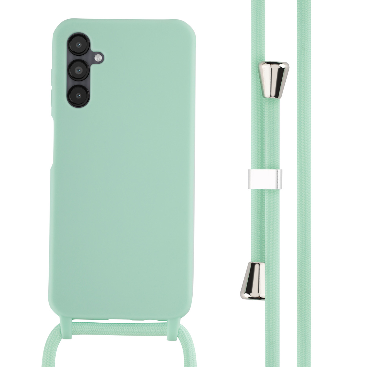 imoshion SilikonHülle mit Band für das Samsung Galaxy A14 (5G) - Mintgrün