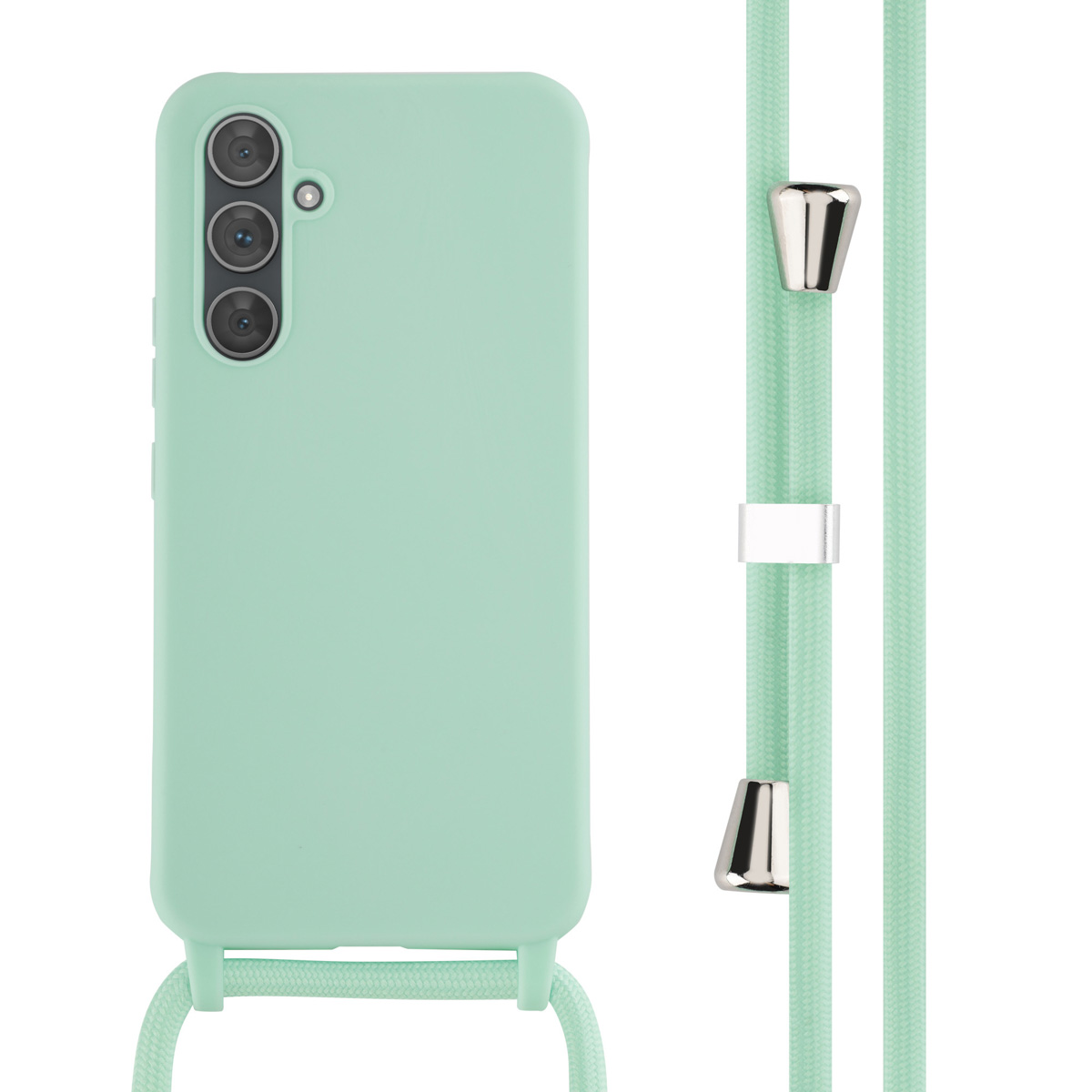 imoshion SilikonHülle mit Band für das Samsung Galaxy A54 (5G) - Mintgrün