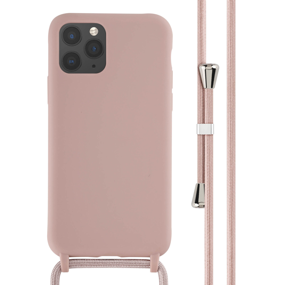 imoshion SilikonHülle mit Band für das Apple iPhone 11 Pro - Sand Pink
