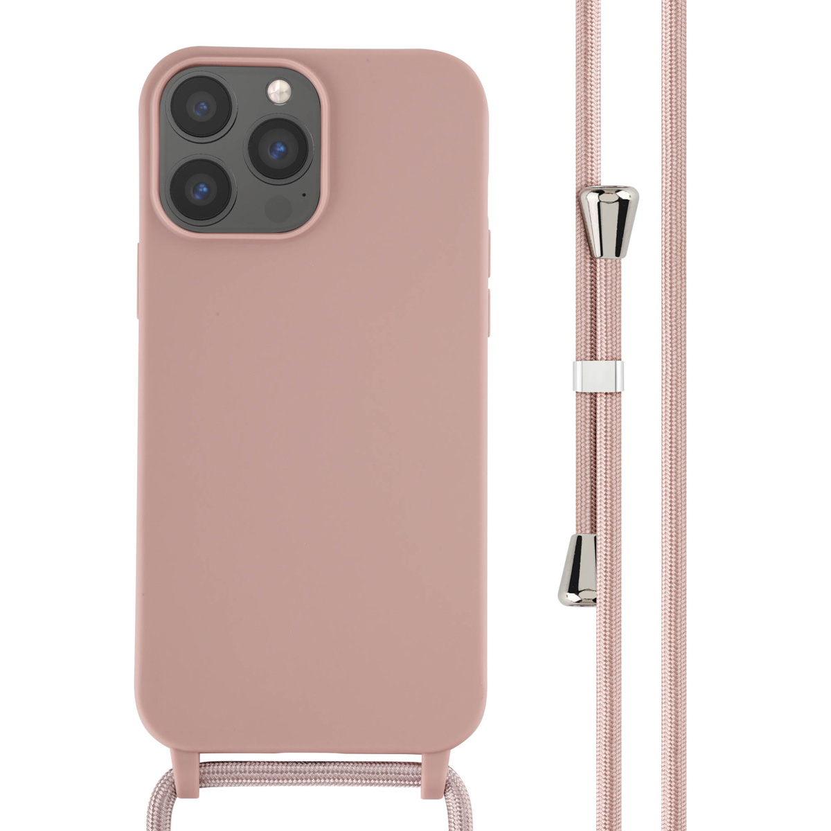imoshion SilikonHülle mit Band für das Apple iPhone 13 Pro Max - Sand Pink