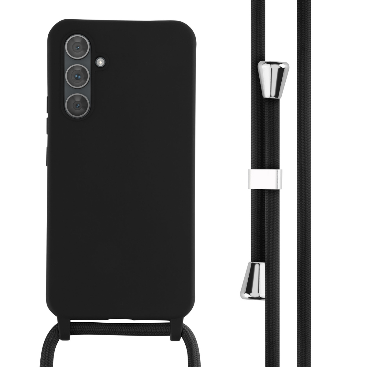 imoshion SilikonHülle mit Band für das Samsung Galaxy A54 (5G) - Schwarz