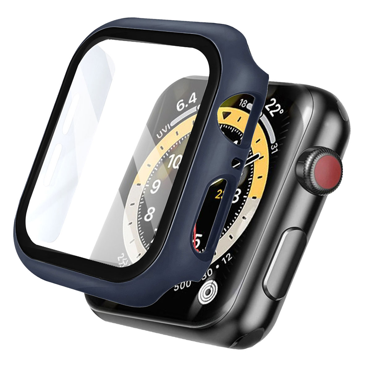 imoshion Full Cover Hard Case für das Apple Watch 4 / 5 / 6 / SE - 44 mm - Dunkelblau