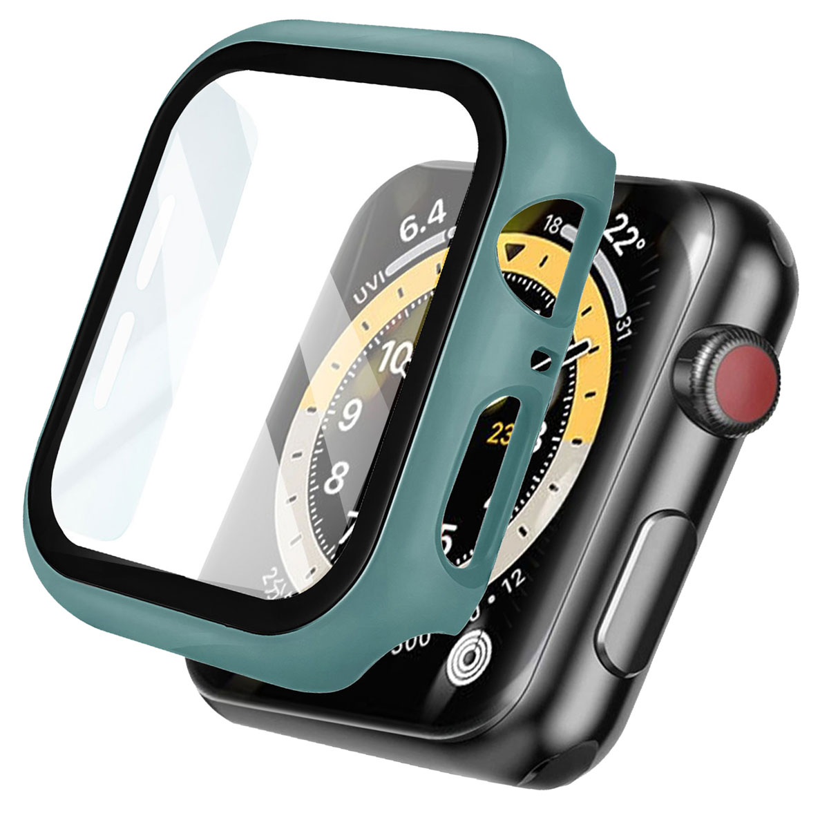 imoshion Full Cover Hard Case für das Apple Watch 4 / 5 / 6 / SE - 40 mm - Dunkelgrün