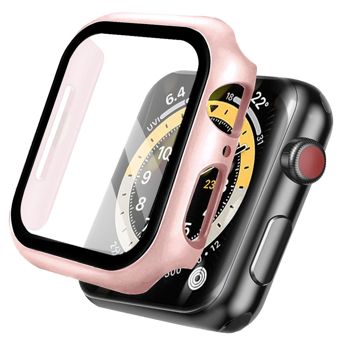 imoshion Full Cover Hard Case für das Apple Watch 7 / 8 / 9 - 41 mm - Rosé gold