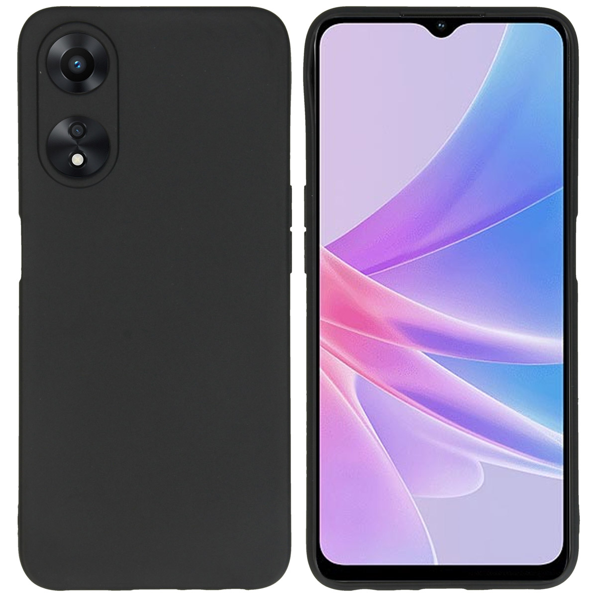 imoshion TPU Color Cover für das Oppo A78 (4G) - Schwarz