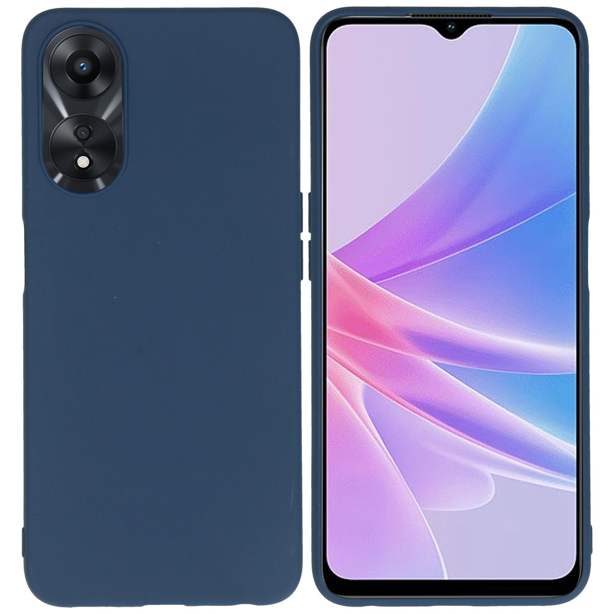 imoshion TPU Color Cover für das Oppo A78 (4G) - Dunkelblau