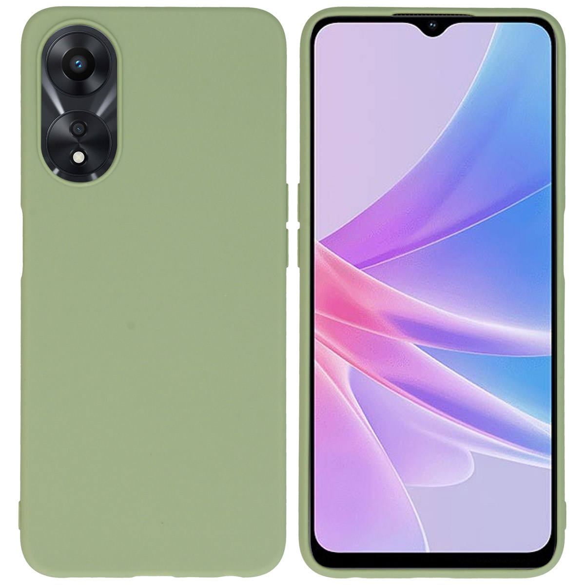 imoshion TPU Color Cover für das Oppo A78 (4G) - Olive Green