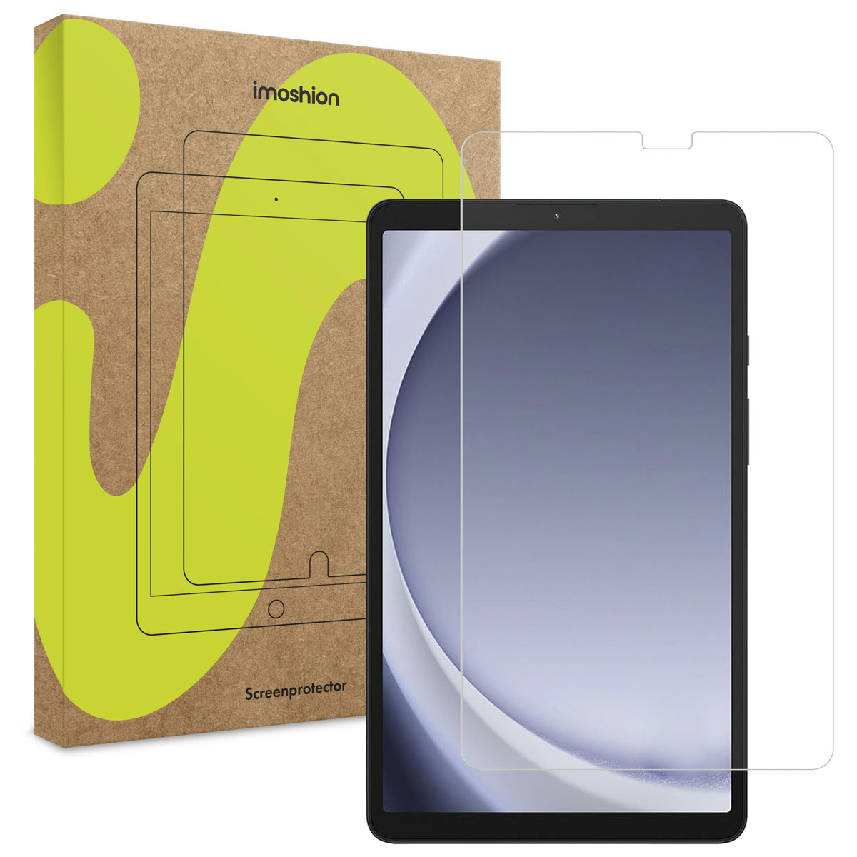 imoshion Displayschutz aus gehärtetem Glas für das Samsung Galaxy Tab A9 8.7 Zoll