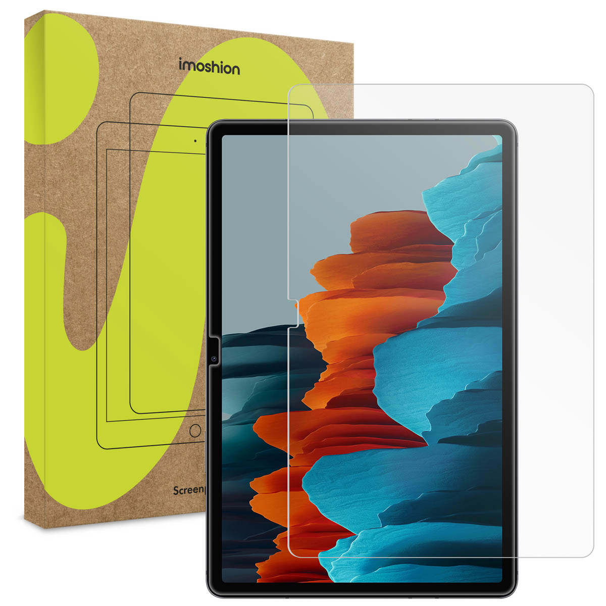 imoshion Displayschutz aus gehärtetem Glas für das Samsung Galaxy Tab S10 Plus / Tab S9 FE Plus / Tab S9 Plus / S8 Plus / S7 Plus / Tab S7 FE 5G